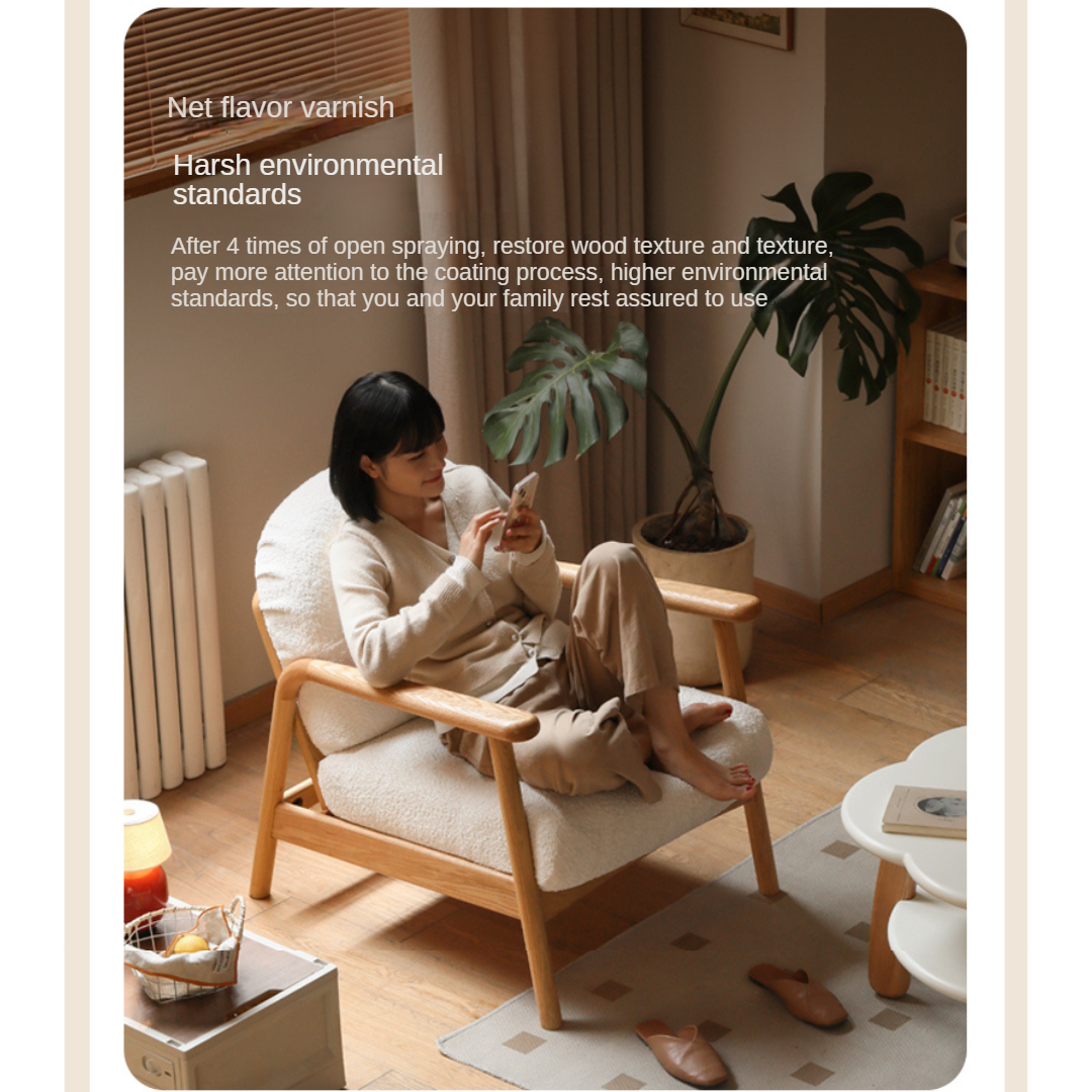 Oak Solid Wood Modern Simple Chair