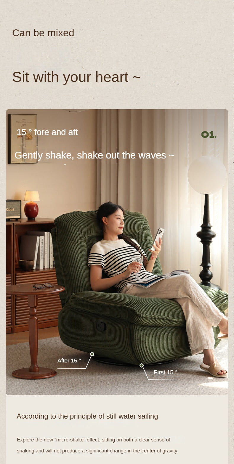 Fabric Dual Use Rocking Chair