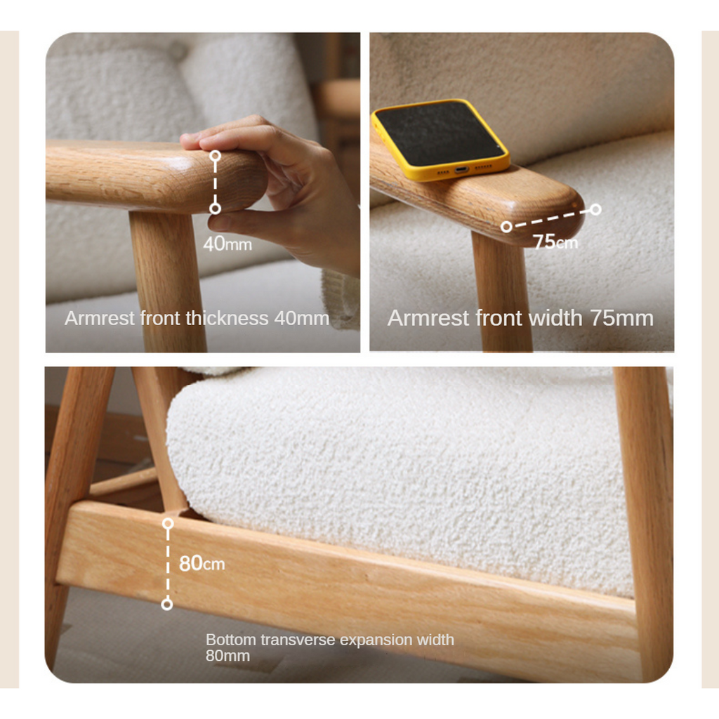 Oak Solid Wood Modern Simple Chair