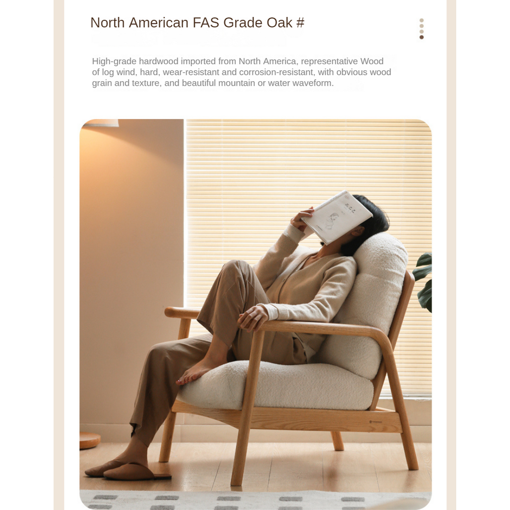 Oak Solid Wood Modern Simple Chair