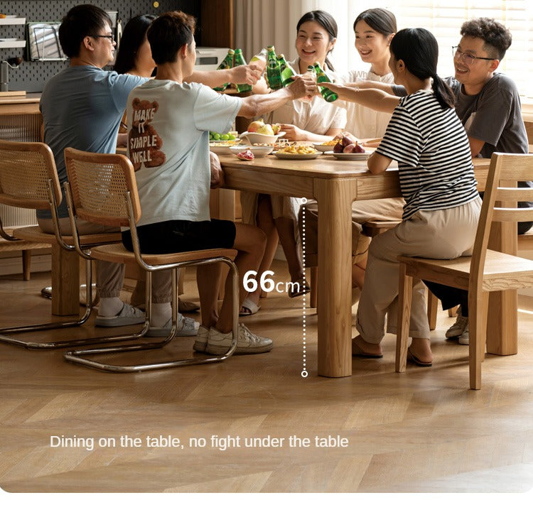 Oak Solid Wood Long Dining Table