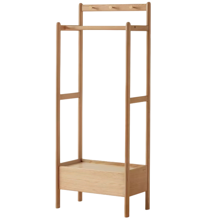 Ash Solid Wood Modern Storage Rack