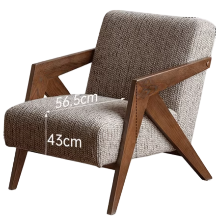 Oak Solid Wood Middle Ages Chair