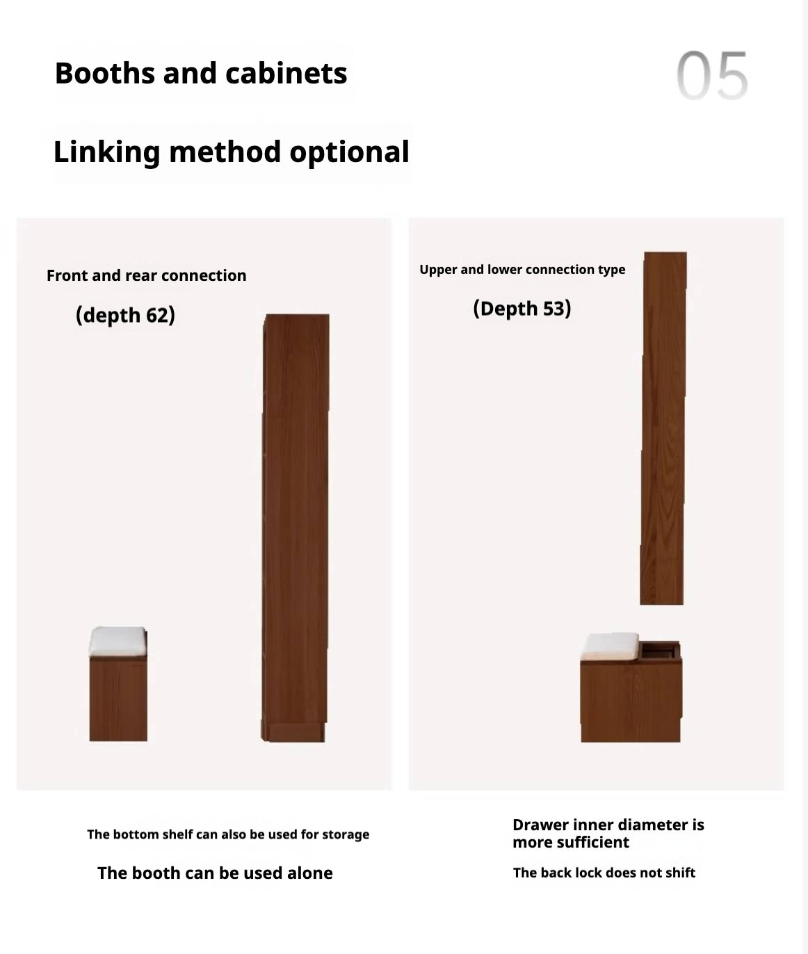 Oak Solid Wood Modern Minimalist Style Bookcase And Storage