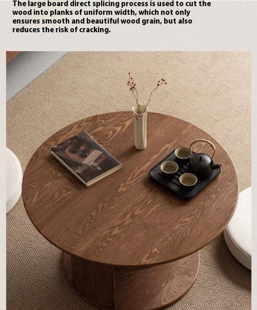 Ash Solid Wood Dual Use Tea Table