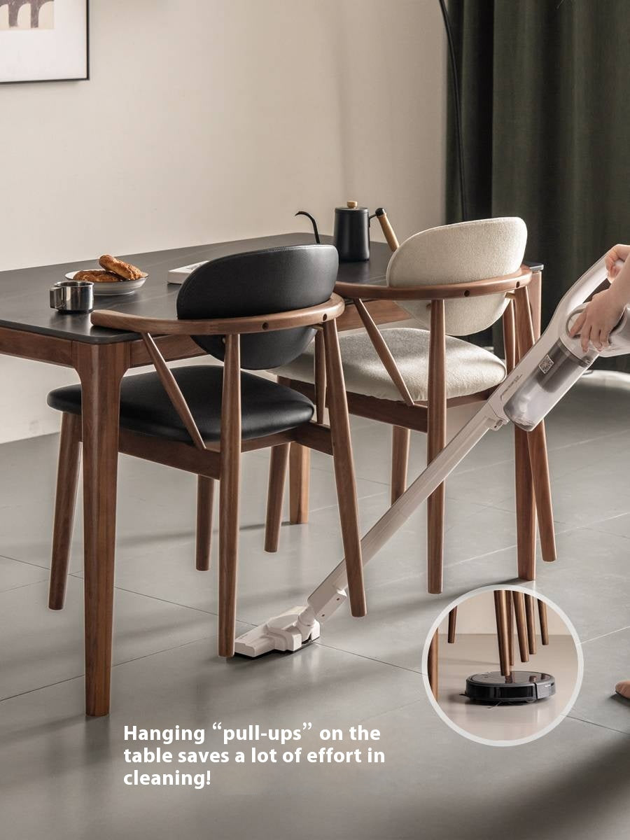 Solid Golden Sandalwood Dining Armchair