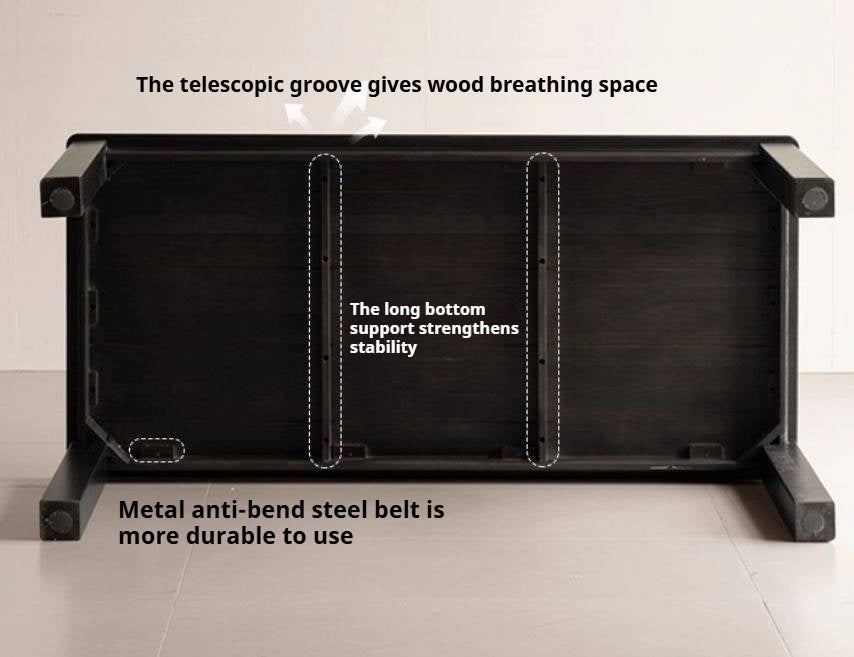 Oak, Ash Solid Wood Dining Table Modern and Simple