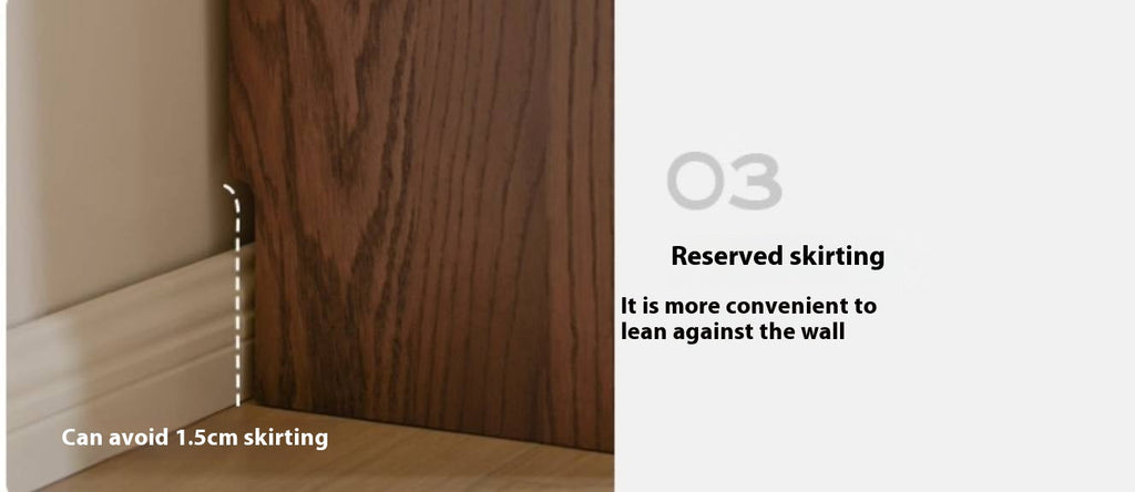 Oak Solid Wood Modern Glass Bookcase Combination