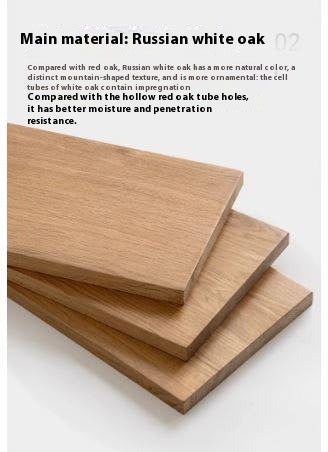 Oak Solid Wood Modern Side Cabinet