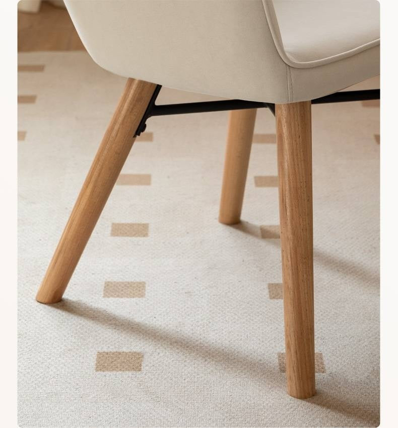 Beech Solid Wood Soft Comfortable Armchair