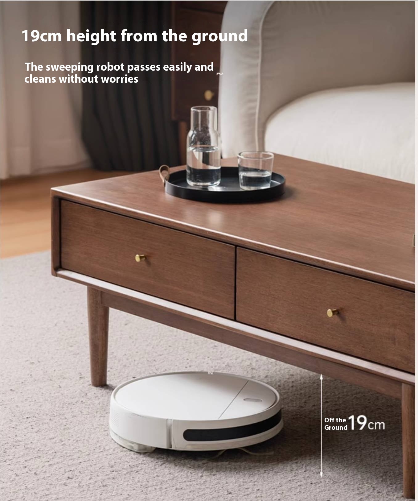 Black Walnut Solid Wood Coffee Table