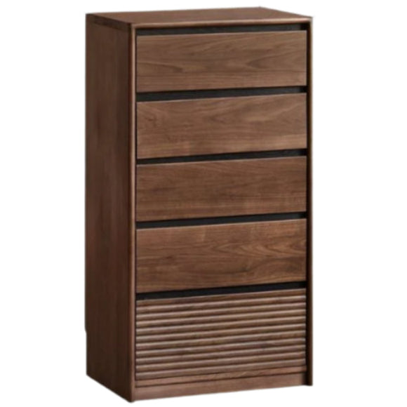 Black Walnut Solid Wood Italian Light Luxury Drawer