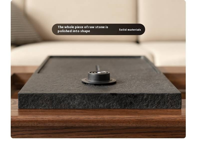 Ash Solid Wood Mobile High Tea Table