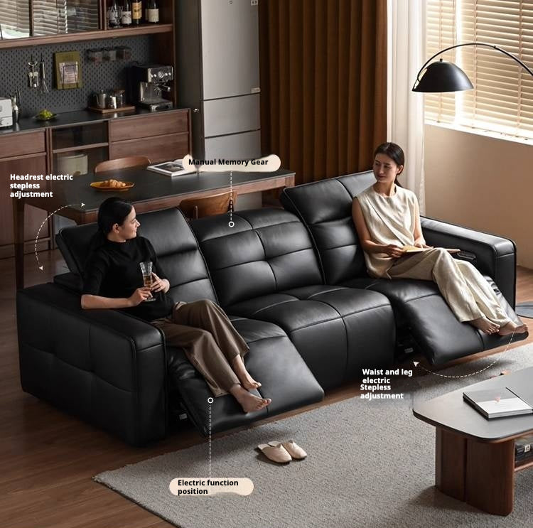 Leather Modern Style Electric Sofa