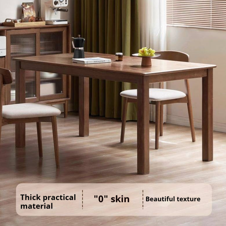 Oak Solid Wood Modern Dining  Table