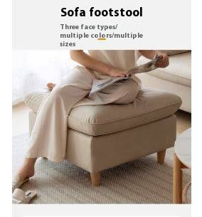 Fabric Soft Footstool Modern And Simple  Footrest-