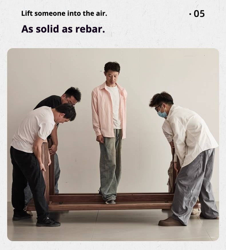 Black Walnut Solid Wood Dining Table