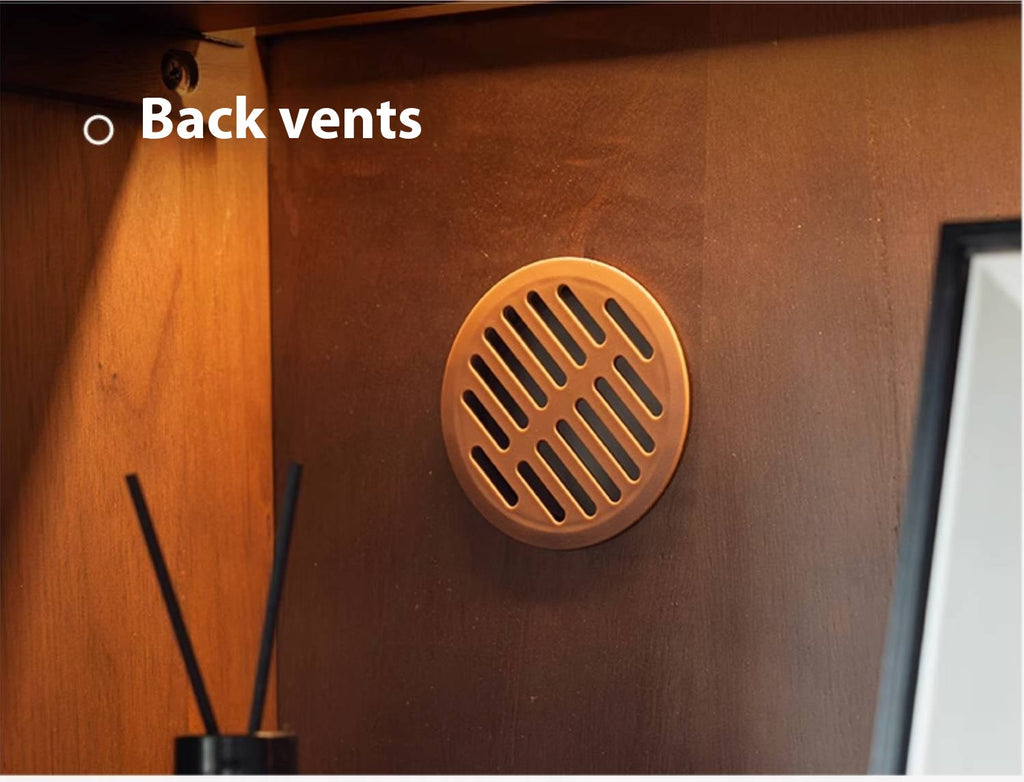 Black Walnut Solid Wood Modern Style Side Cabinet