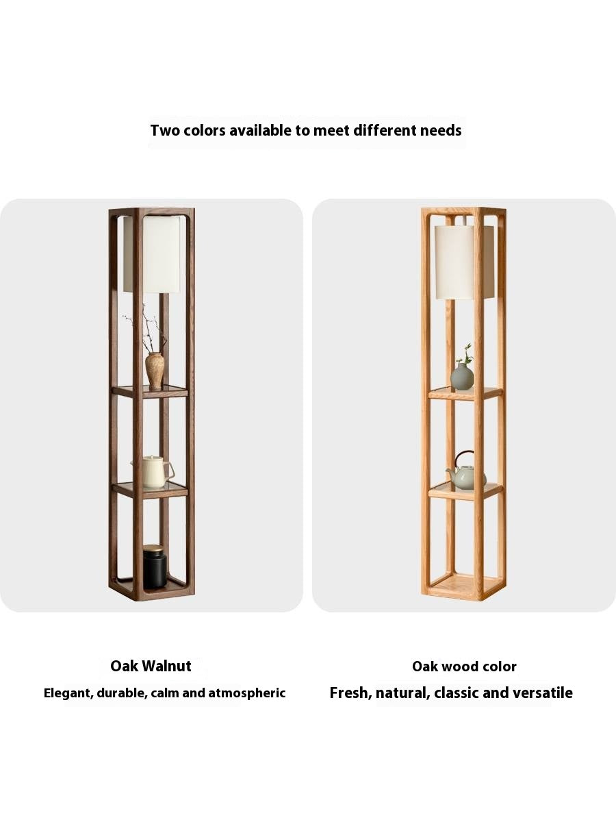 Oak Solid Wood Storage Rack
