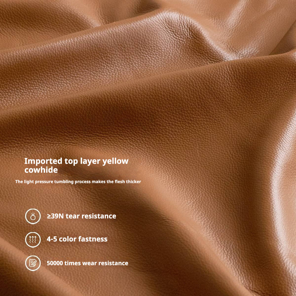 Leather Italian Light Luxury Sofa