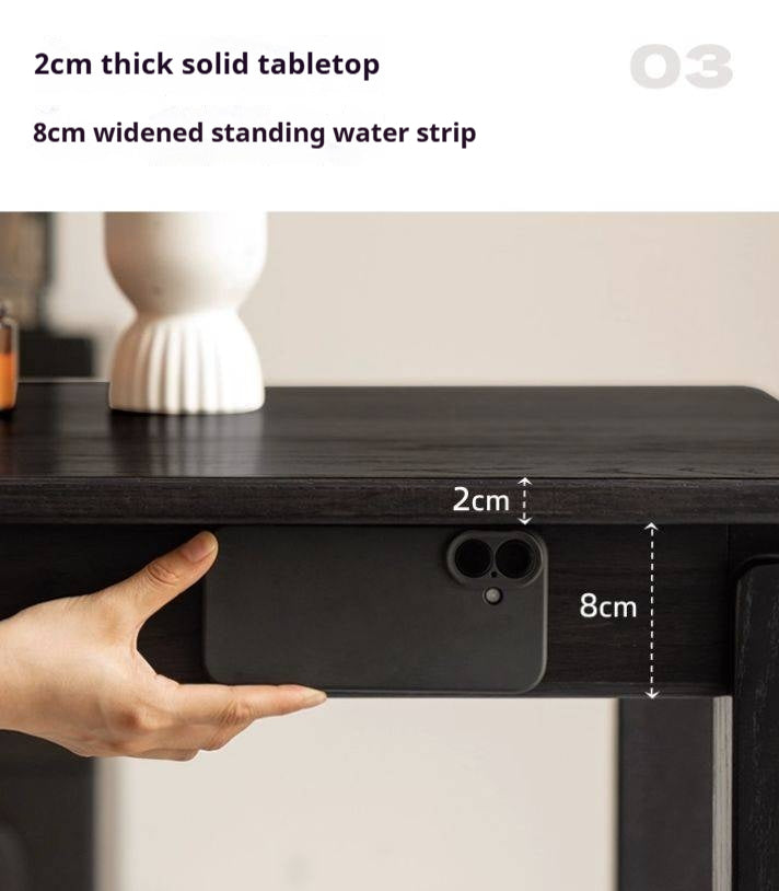 Oak, Ash Solid Wood Dining Table Modern and Simple