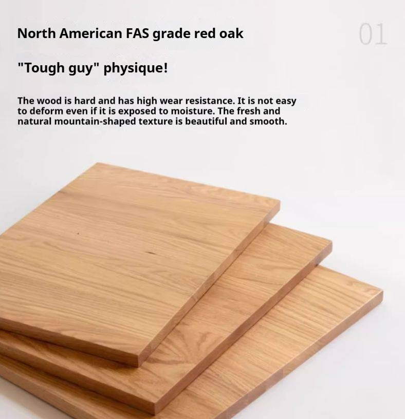 Oak Solid Wood Modern Elevating Folding Tea Table