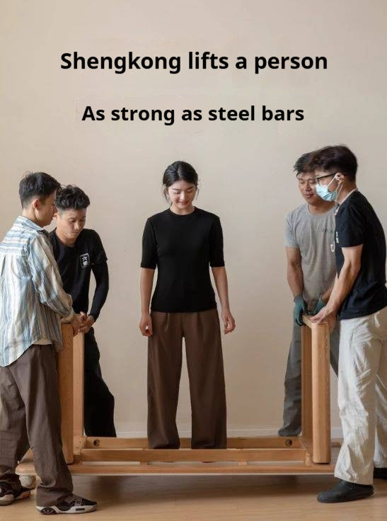 Ash, Oak Solid Wood Rock Board Dining Table