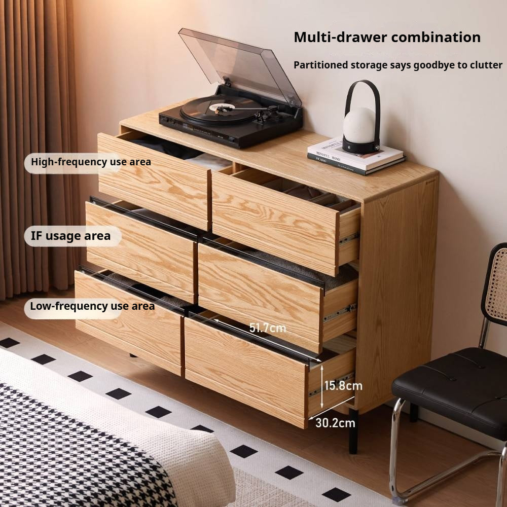 Oak Solid Wood Chest of Drawers