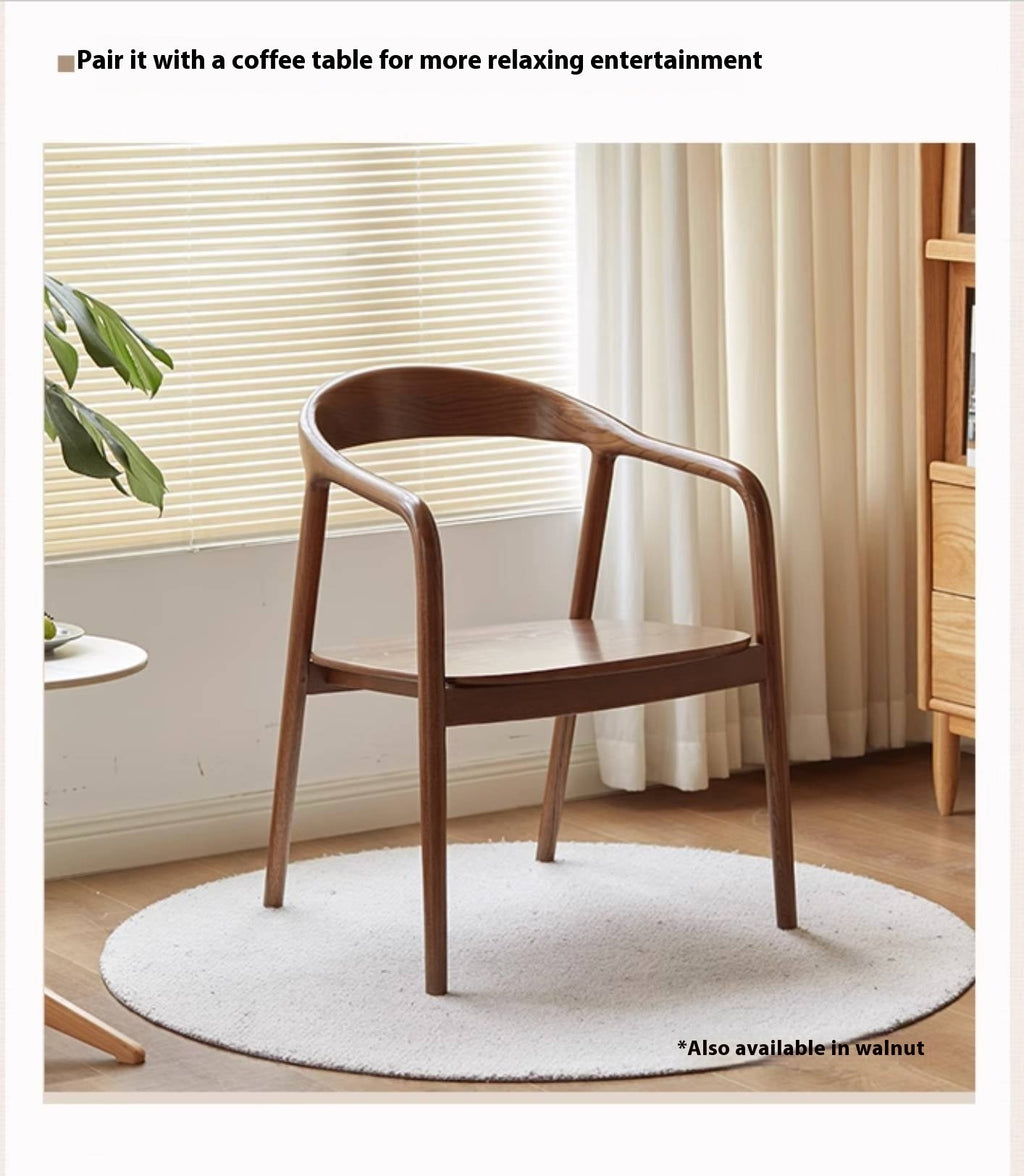 Ash Solid Wood Leisure Armchair