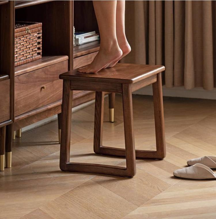 Ash Solid Wood Modern and Simple Style Tea Stool