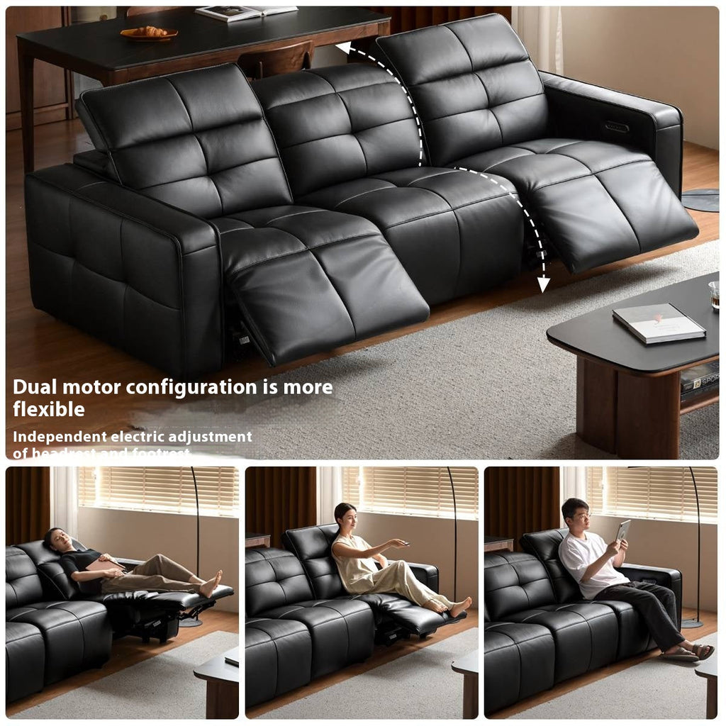 Leather Modern Style Electric Sofa