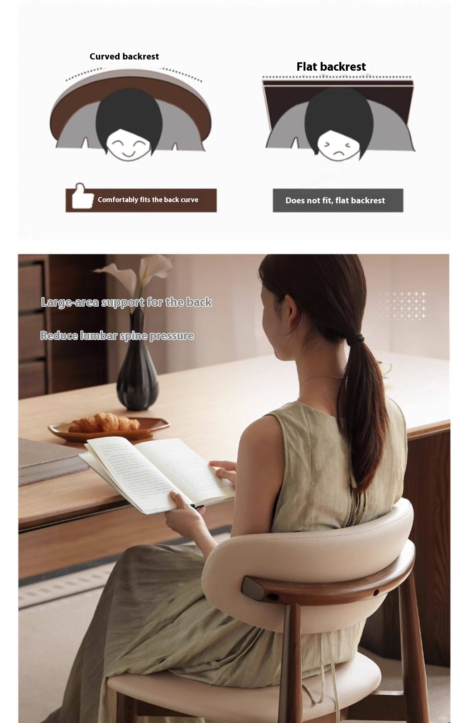 Set 4 pcs Black Walnut, Ash, Oak Solid Wood Dining Chair