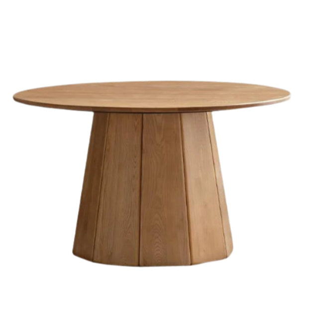 Ash Solid Wood Round Dining Table