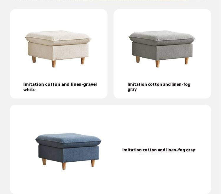 Fabric Soft Footstool Modern And Simple  Footrest-