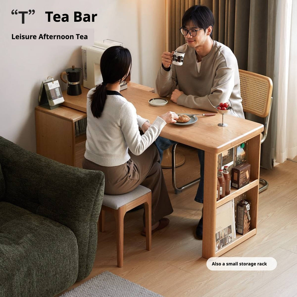 Oak Solid Wood Corner Office Desk