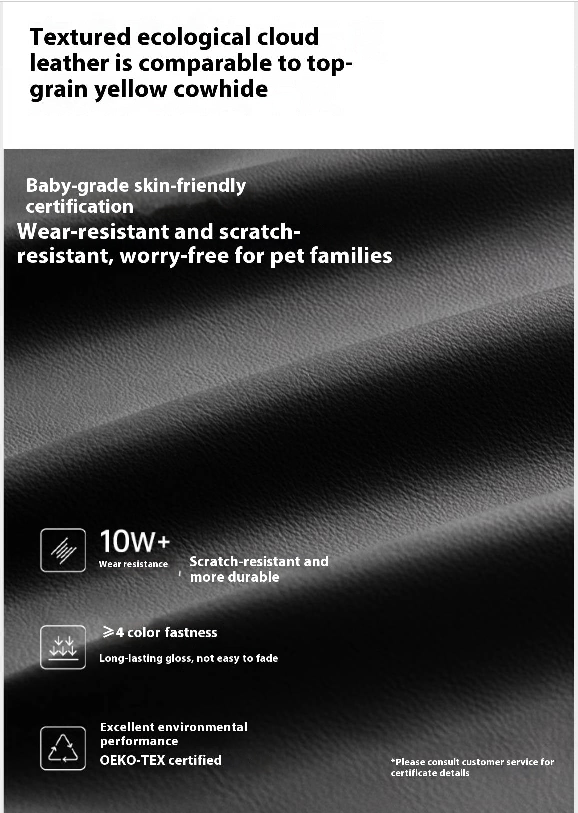 Leather Modern Style Sofa