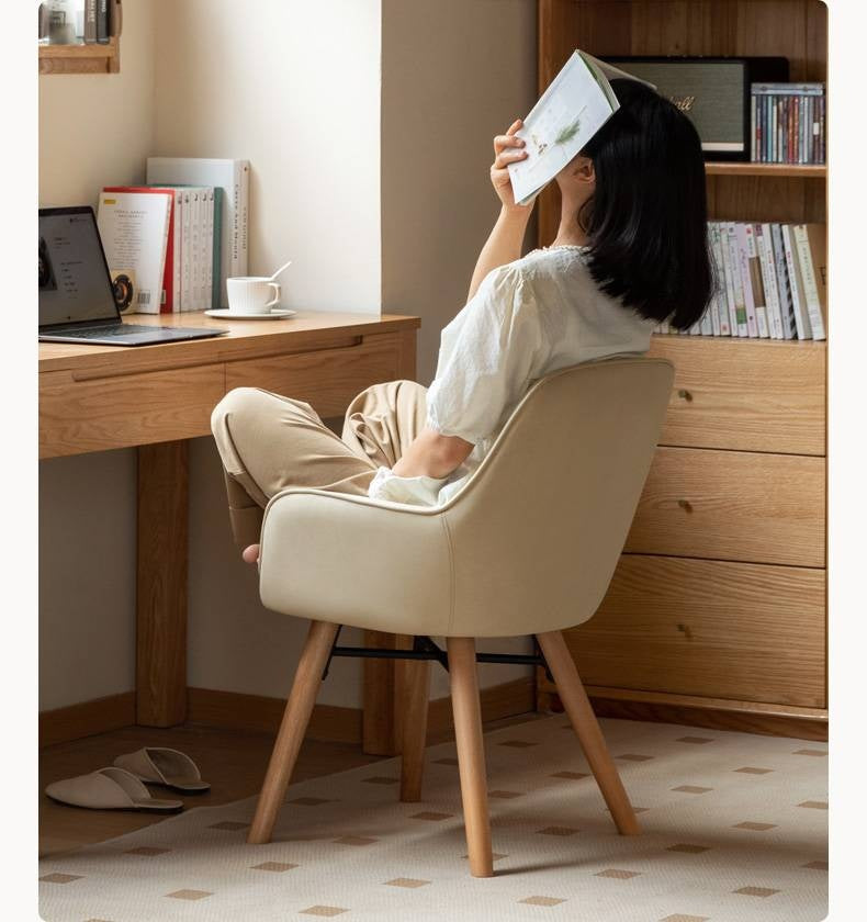 Beech Solid Wood Soft Comfortable Armchair