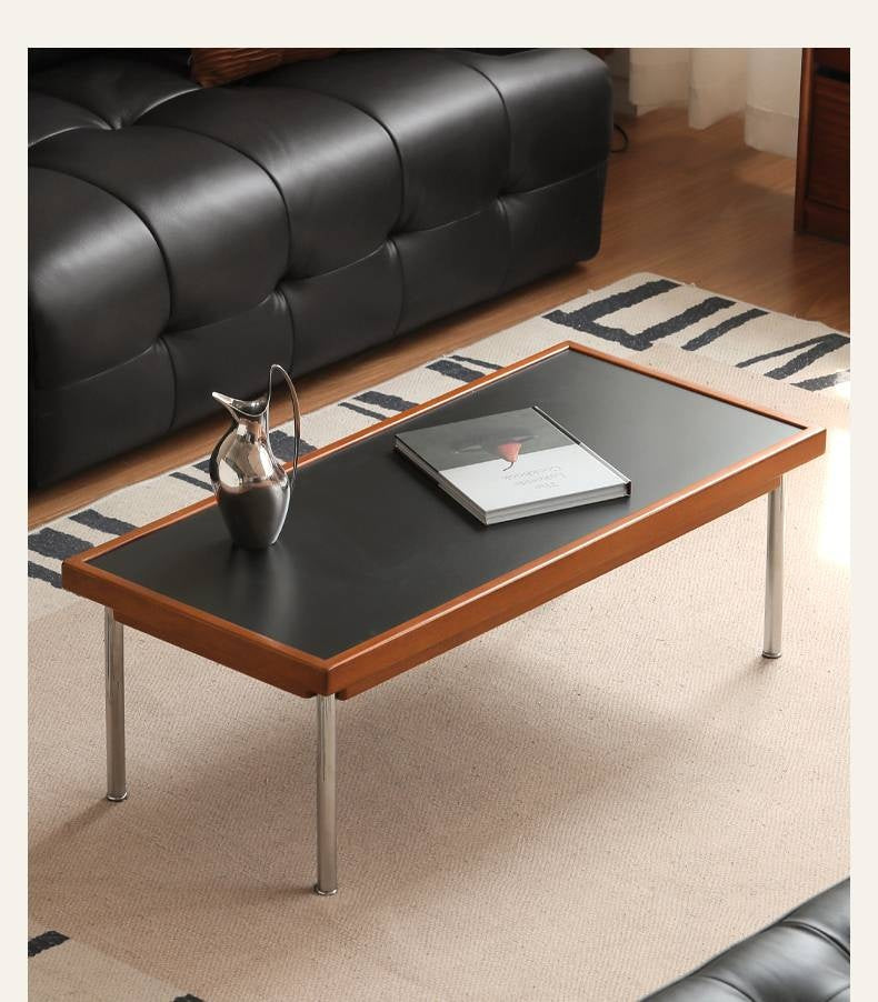 Poplar Solid Wood Ancient Square Tea Table