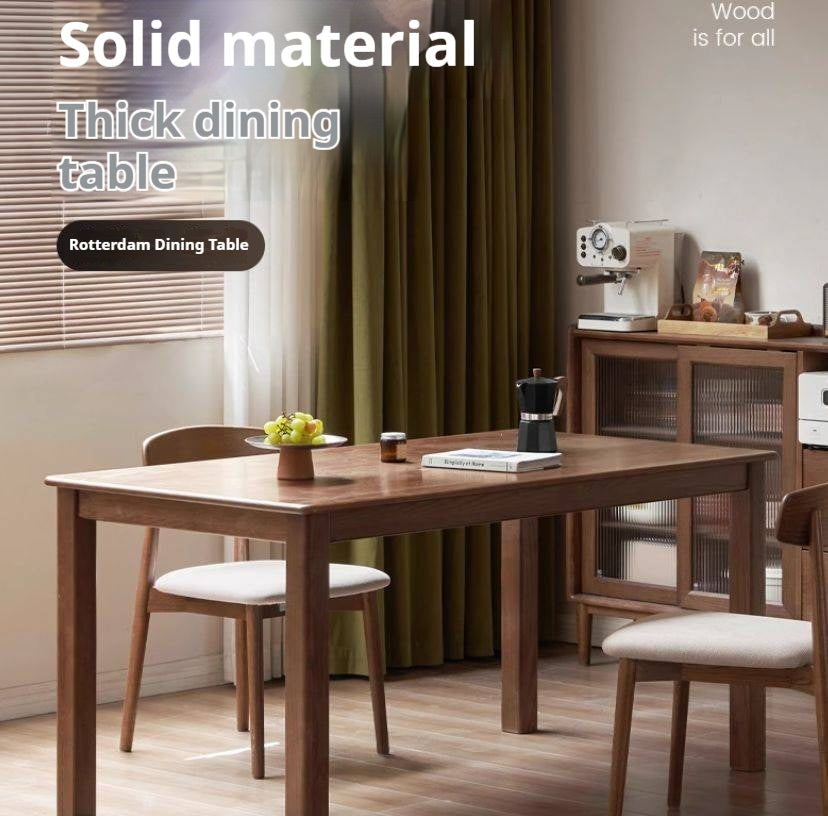 Oak Solid Wood Modern Dining  Table