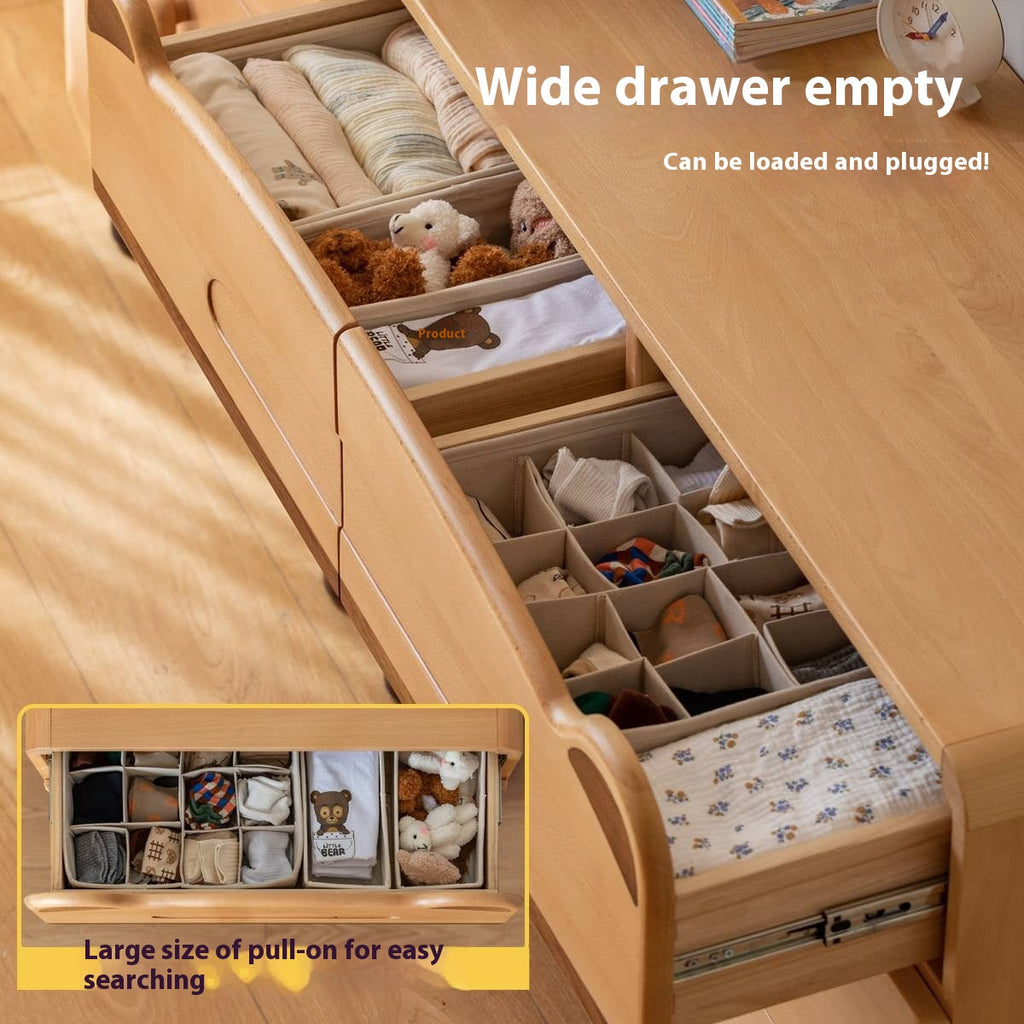Beech Solid Wood Childrens Drawer