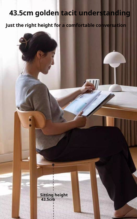 Beech, Oak Solid Wood Modern Dining Chairs