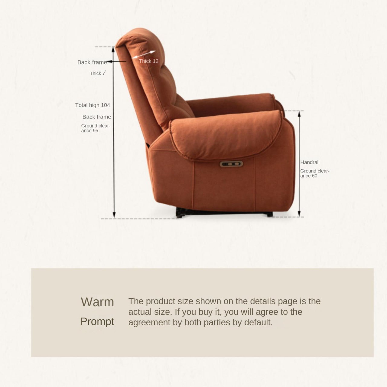 Flannel Electric Sofa Chair Living.