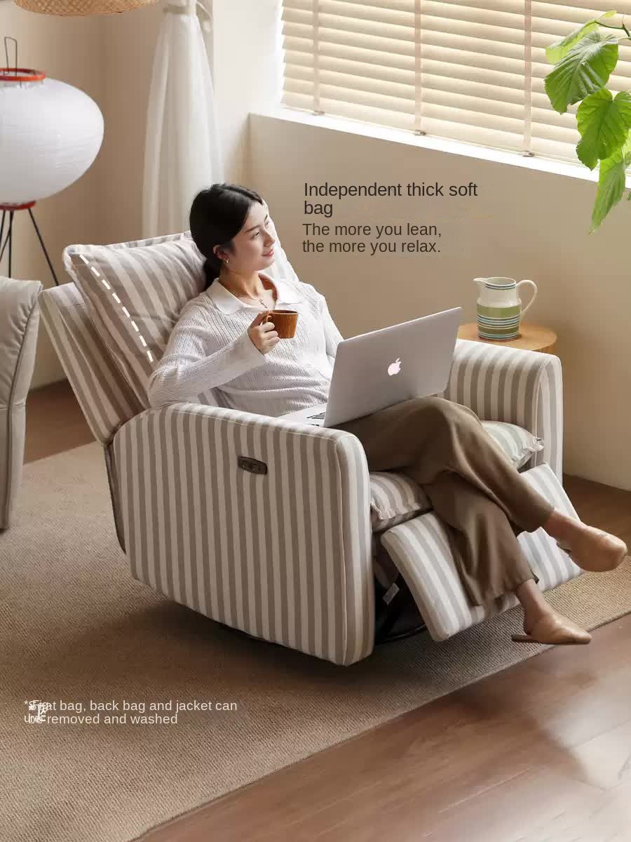 Cotton, Linen Electric Sofa Chair