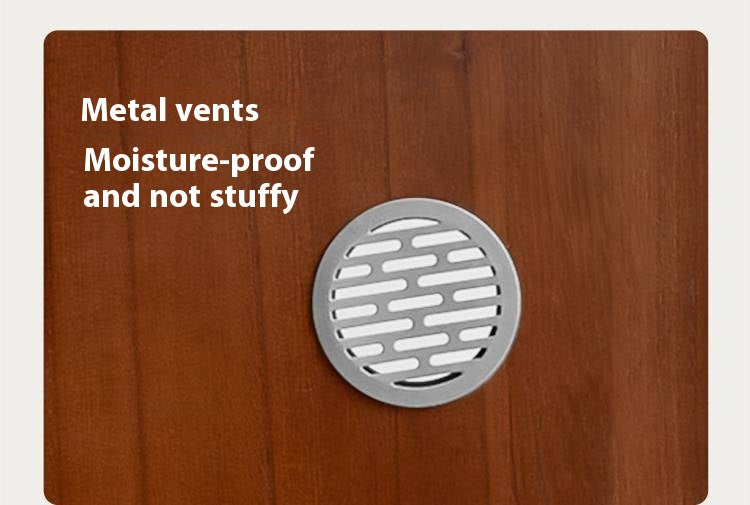 Poplar Solid Wood Bauhaus Style Side Cabinet