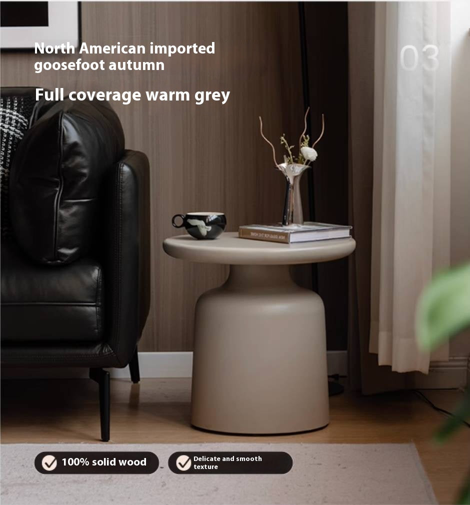 Black Walnut, Poplar Solid Wood Italian Light Luxury Coffee Table Combination