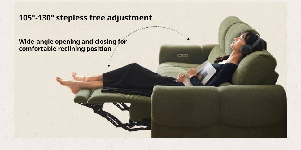 Fabric Electric-Retractable Sofa