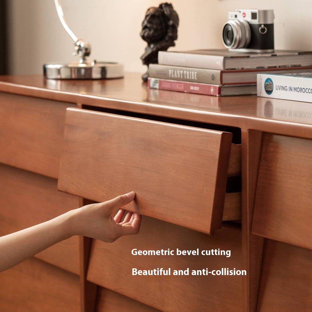 Poplar Solid Wood Middle Ancient Style Drawer