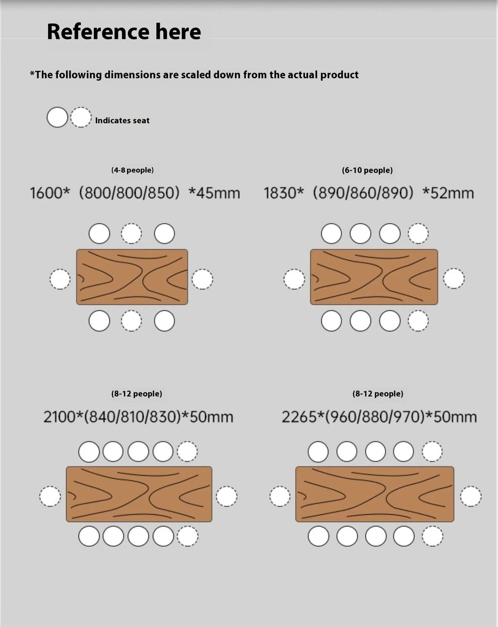 Black Walnut Solid Wood Wabi Sabi Style Coffee Table