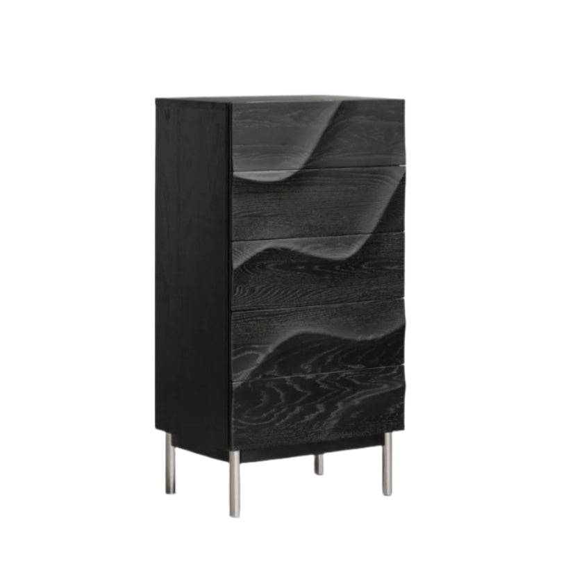 Oak Solid Wood Bauhaus Chest of Drawers