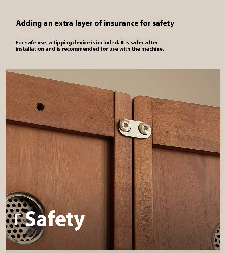 Poplar Solid Wood Antique Style Bookshelf Combination